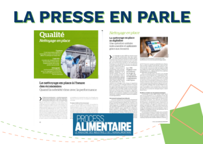 Cleaning in place at Dametis in Process Alimentaire magazine